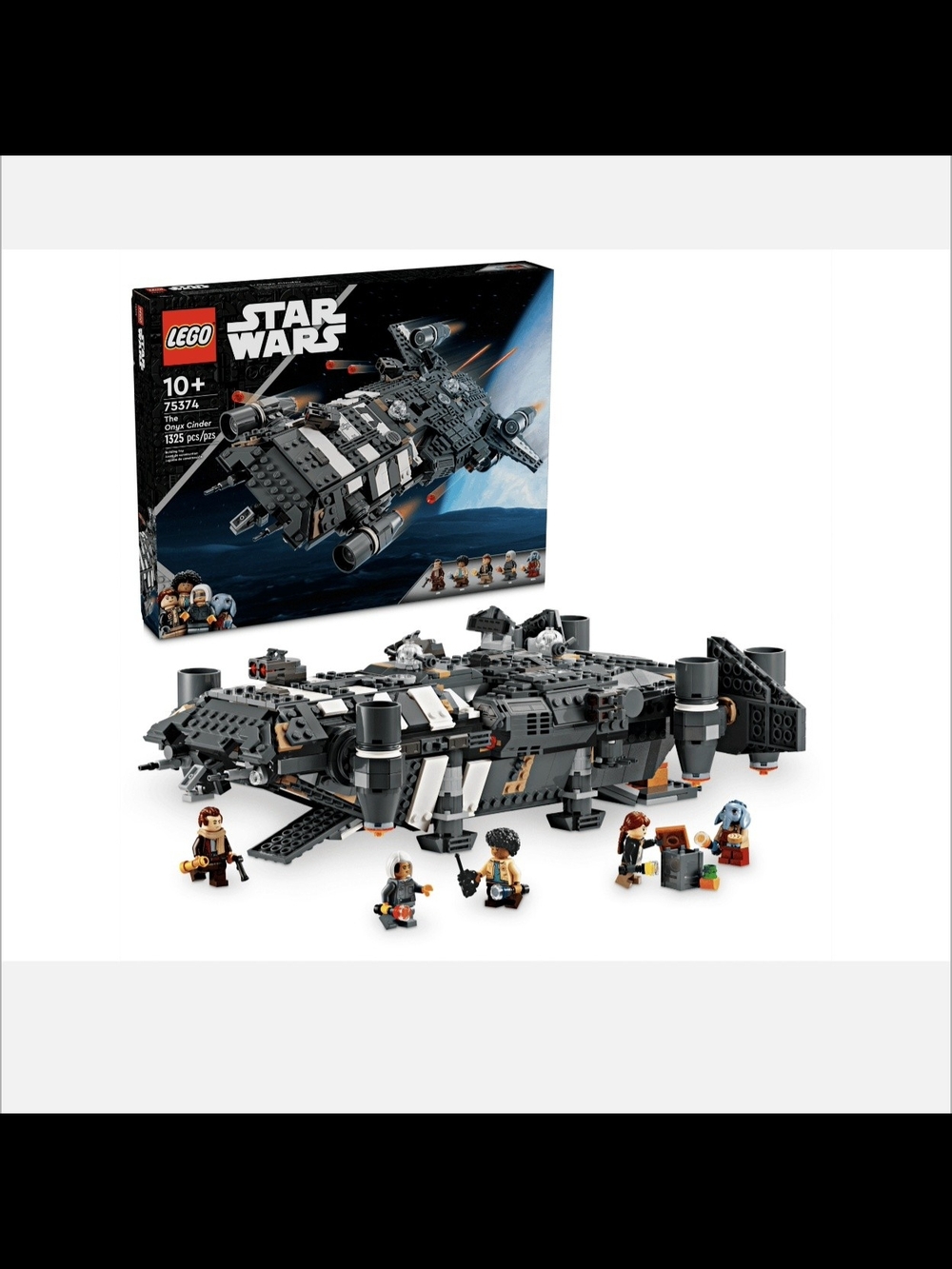 LEGO Star Wars Skeleton Crew Spaceship 75374 the Onyx Cinder
